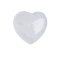 HZ HZ White Crystal Love Heart Shape Ornaments Clear Quartz Mineral Ore Fashion Jewelry Spiritual Healing