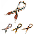 New 80cm Red Black Long Gold Leather Fabric Luggage Leather Striped Shoulder Wallet Chain Adjustable Straps Metal for Bags