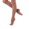 Professional Women's Opaque Knitted Footed Ballet Dance Tights for Kids