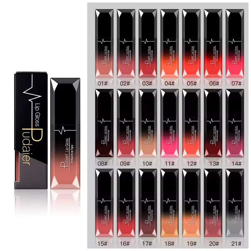 Pudaier OEM Lip Makeup High Quality Matte Liquid Lipstick Waterproof Makeup Long Beauty Vegan Beauty Cosmetics