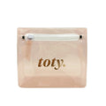 Hot-sale Transparent TPU Water Resistant Lightweight Small Cosmetic Zipper Bag for Makeup Skincare Brand Promotion Giveaway
