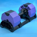 Adjustable Dumbbell Set Wide Weight Range 5kg to 40kg Includes 10kg 15kg 20kg 25kg Options for Weightlifting