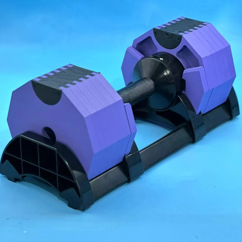 Adjustable Dumbbell Set Wide Weight Range 5kg to 40kg Includes 10kg 15kg 20kg 25kg Options for Weightlifting