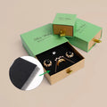 Wholesale Custom Gold Foil Insert Cardboard Jewelry Box Sponge Elegant Packaging for Bracelets Bangle Paperboard Boxes Custom