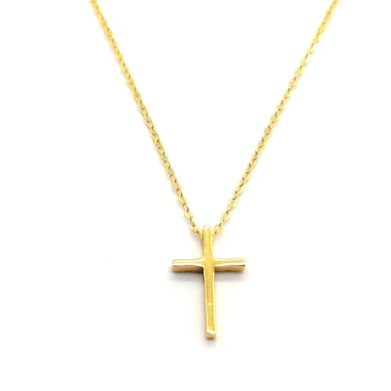 Wholesale 925 Sterling Silver Christian Jesus Cross Pendant Necklace S925 Cross Necklace Women
