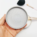 Wholesale 82MM Grey Color Silicone Makeup Brush Cleaning Pad