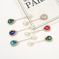 Islamic Allah Brooch Pin Muslim Womens Rhinestone Clasp Broach for Hijab Shawl Scarf-for Wedding Engagement Ramadan Gift Ideas
