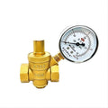1/2inch 3/4inch 1inch Brass Adjustable Relief Valve Gauge Water Pressure Reducing Maintaining Valve