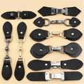 Stock Leather Duffle Coat Clasp Clothing Toggle Buttons Clothes Closure Button Scarf Buttons for Clothes Hat Gifts