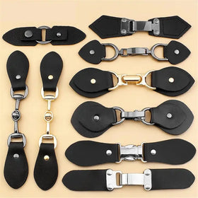 Stock Leather Duffle Coat Clasp Clothing Toggle Buttons Clothes Closure Button Scarf Buttons for Clothes Hat Gifts