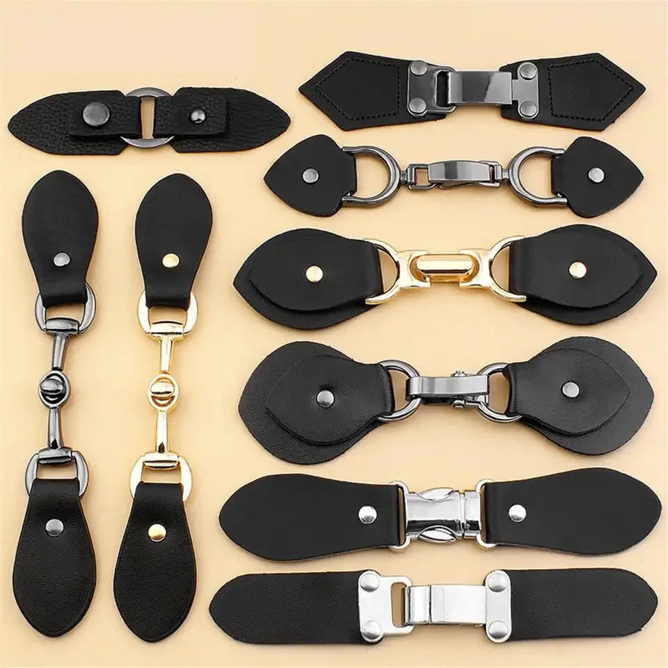 Stock Leather Duffle Coat Clasp Clothing Toggle Buttons Clothes Closure Button Scarf Buttons for Clothes Hat Gifts