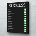 Success Inspirational Quotes Motivational Letter Wall Art Posters Canvas Print Painting