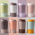 12oz Double Wall Stainless Steel Tumbler Mug With Handle Car Mug