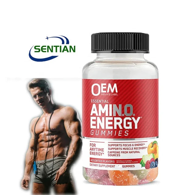 OEM Private Label Pre Workout Amino Acid Gummies Boost Energy Amino Acid Gummies