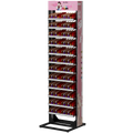 12 Shelves Metal Nail Gel Polish Showing Shelf Floor Standing Nail Polish Holder Display Rack Stand