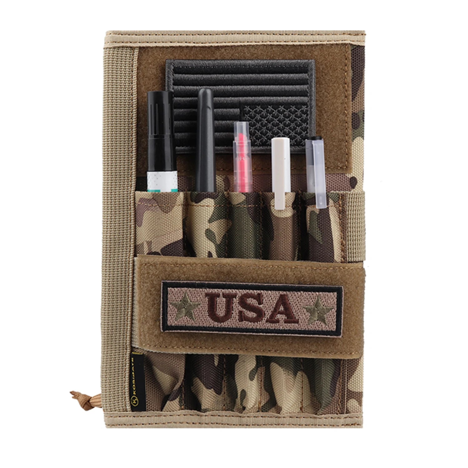 Custom Outdoor Tactical Notebook Cover Diary Cover 5" X 8" Memorandum Cover