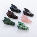 Natural Carved Crystal Dragon Head Carving Healing Stone Hand Carved Crystal Crafts