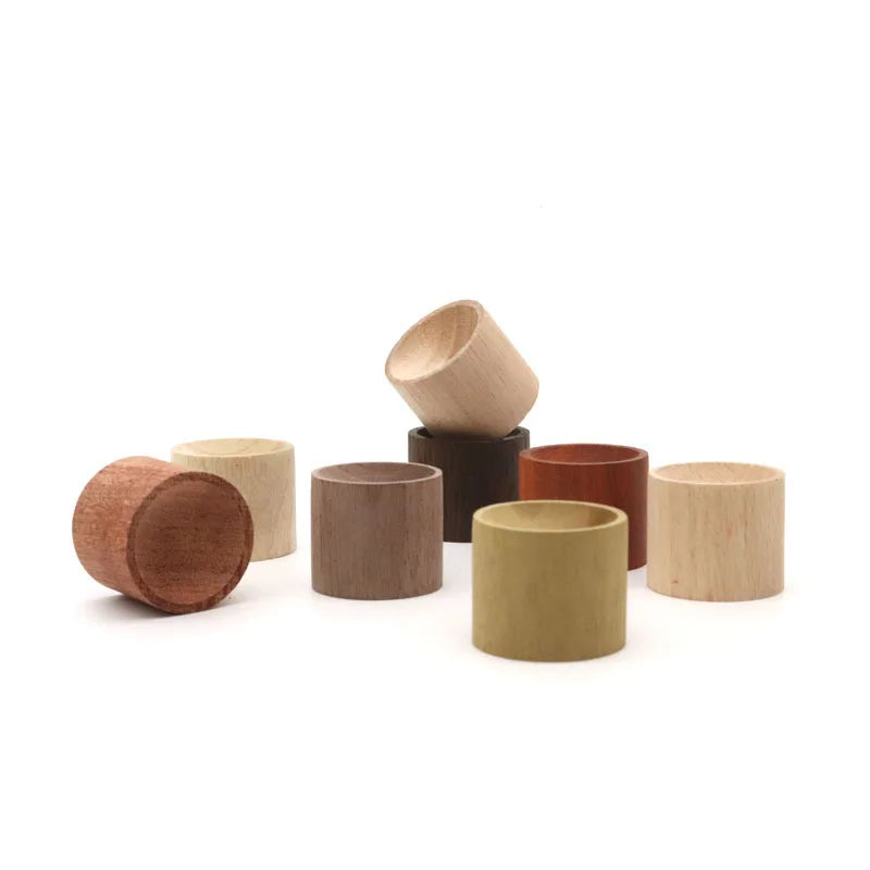 Handmade Beech Rosewood Walnut Natural Cylinder Aromatherapy Scent Essential Oil Wood Diffuser for air Freshener Everlasting