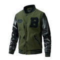 2024 Man Jacket Leather Sleeves Jackets Men Embroidery Patch Letterman Boy Varsity Jacket