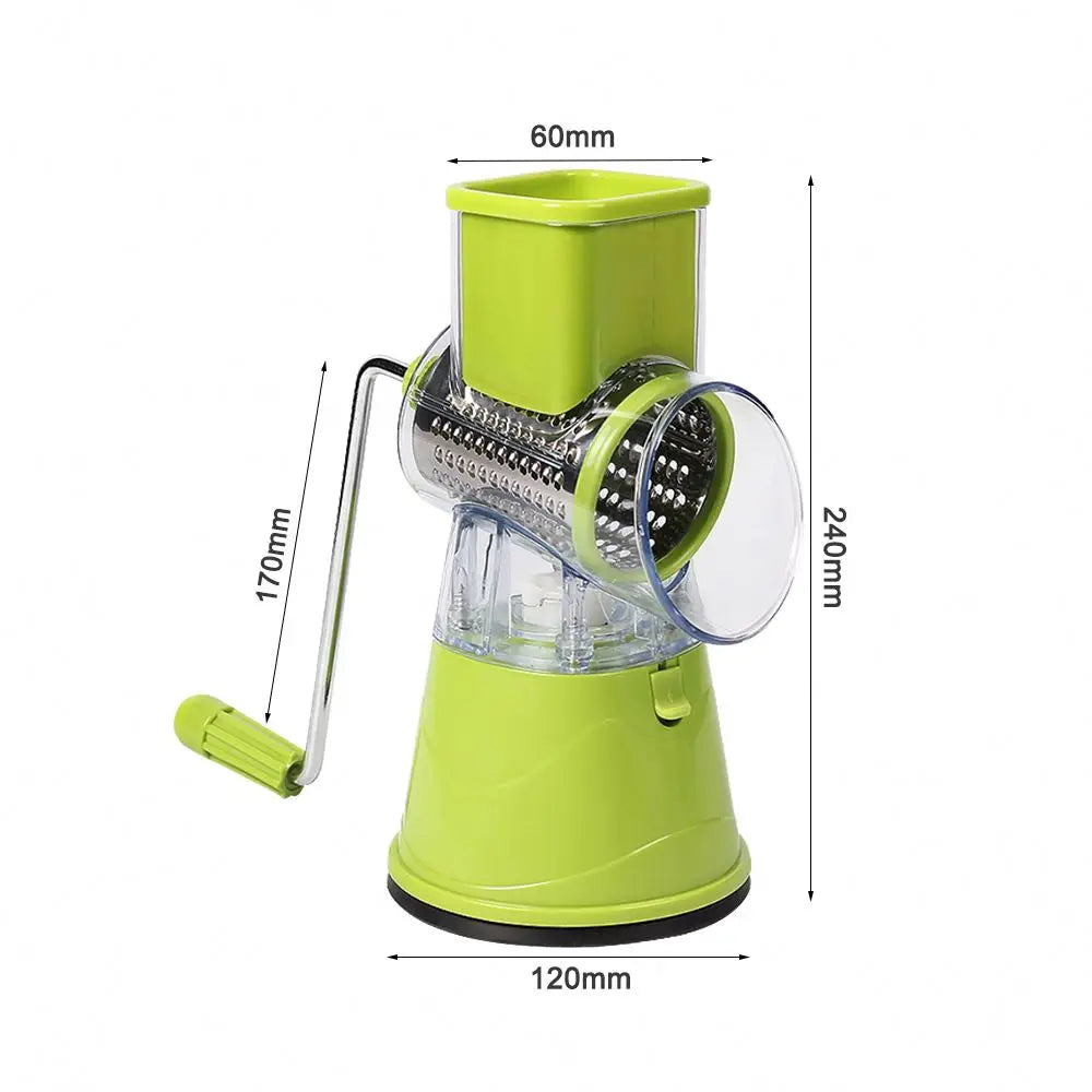 Vegetable Cutter Round Slicer Potato Carrot Cheese Shredder Vegetable Chopper Kitchen Roller Gadgets Tool Food Processor