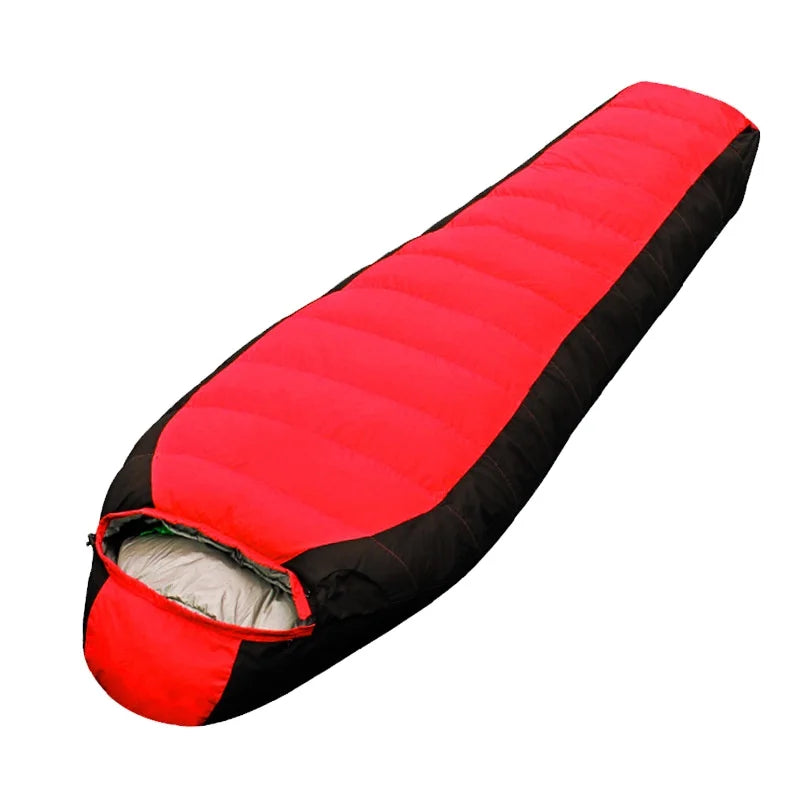 SP2261 Mummy Outdoor Camping Duck Down Sleeping Bag Compact Winter Sleeping Bag Mummy Sleeping Bag