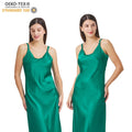 Direct Selling 100% Mulberry Silk Dress Women's Long Night Gowm for Deep Sleep