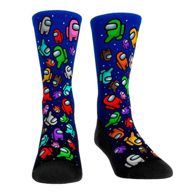 Cmax Designed Sock 3d Printed Sublimated Crew Socks Socks
