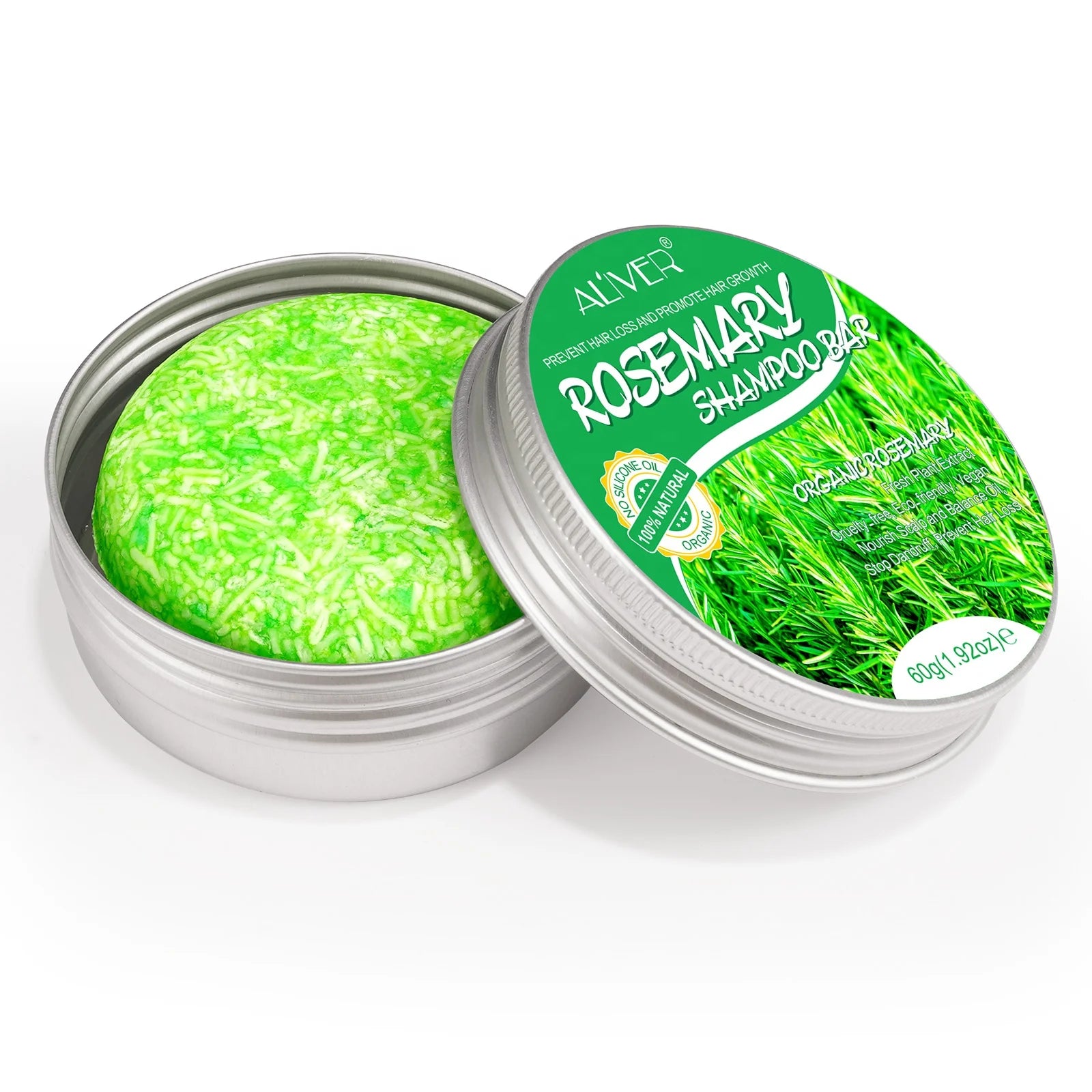 ALIVER Cruelty-free Eco-friendly Vegan Organic Natural  Prevent Hair Loss Toilet Bar Soap Rosemary Hair Toilet Soap