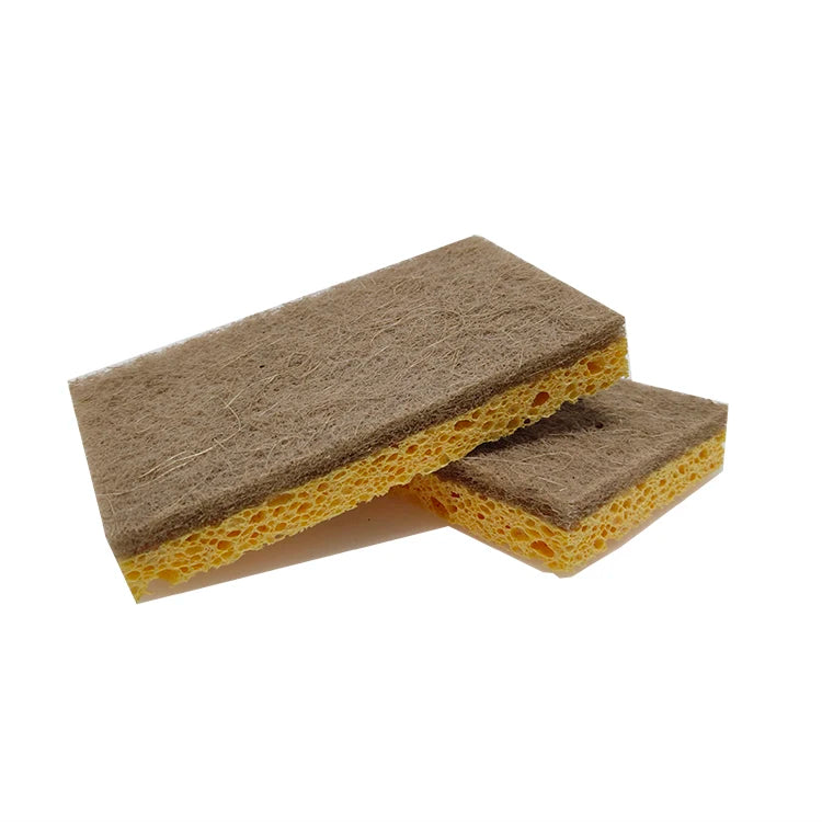 Hengfeng Eco-friendly Coconut Fiber Cellulose Sponge Double-sided Biodegradable Scouring Pad