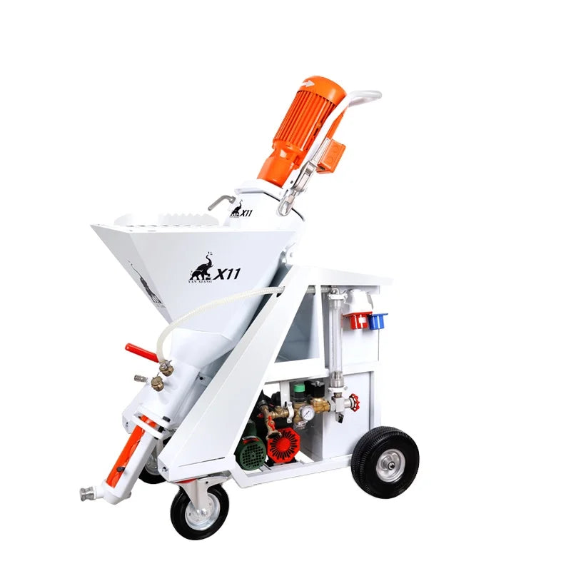 X11 220V/380V Automatic Gypsum Plaster Station Mortar Spraying Machine