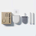 Wholesale Wall Mounted Foldable Silicone Cleaning Set Toilet Brush With Holder