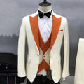 Tailored Men's 3 Piece Suit Full Set of Men's Clothes New Best Man Wedding Tuxedos Bridegroom's Boutique Dress Suits Party Wear