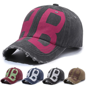 Vintage Distressed Cap Printed Sublimation Logo Dad Hat Baseball Golf Cap Washed Cotton Baseball Cap for Men Women