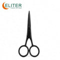 Eliter Hot Sell in Stock Black Stainless Steel Eyelash Scissors and Tweezers Cuticle Scissors Amy Beauty Cuticle Scissor