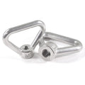 SDPSI 304 Stainless Steel Triangle Lifting Eye Nut Ring Polished & Galvanized M8 M10 M12 M14 M16 Thread Triangle Rings Nut