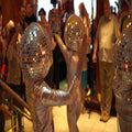 Hot Sale Fashion Disco Helmet Shiny Party Mask for Christmas Masquerade Using