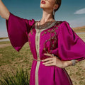 BA7026 ODM Fashion Dubai Dress Robe Kaftan Maxi Abaya Jalabiya Islamic Women Clothing  Dress