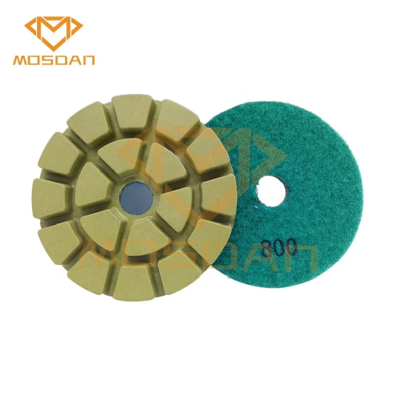 4 Inch 100mm Wet Marble Granite Marble Limestone Diamond Floor Polishing Pucks