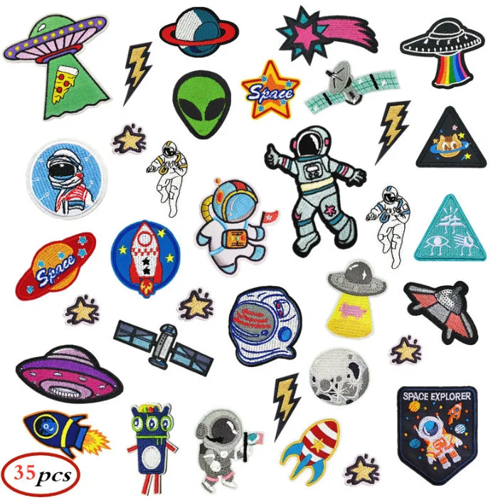 Heat Transfer Patch on Clothes Embroidery Patch of Custom Designer Iron on Patches