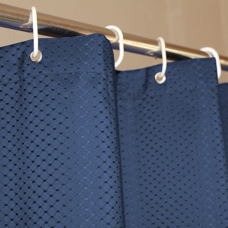Wholesale Custom Waterproof Polyester Eco-Friendly Shower Curtain with Mildew Resistant Machine Washable Direct Factory Supply