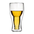 RTS Fathers Day Top Selling Sellers Bottoms up Double Wall Drinking Beer Can Glass Mug Cup Accessories