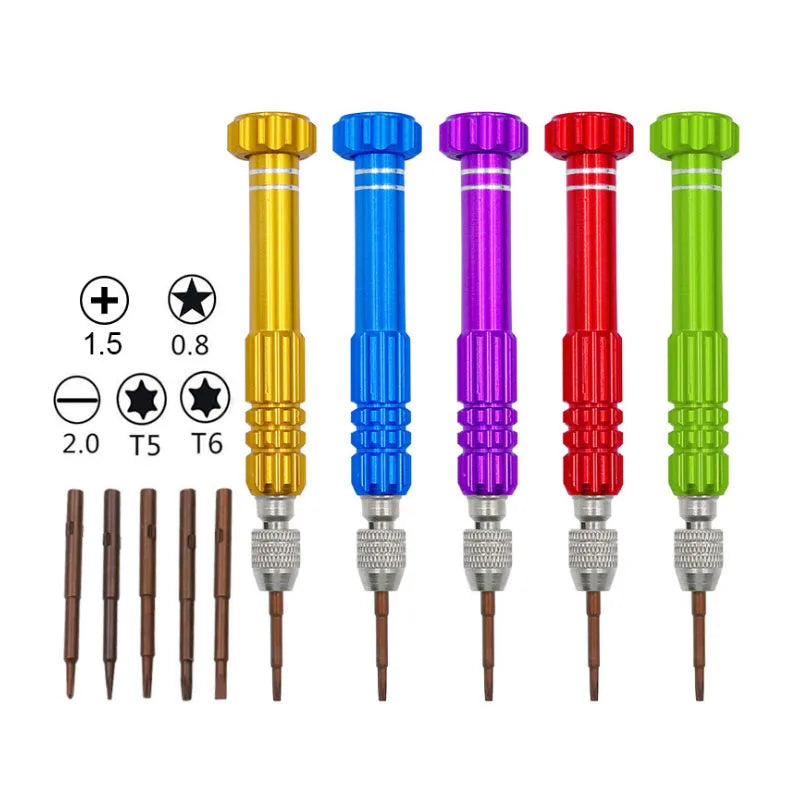 5 in 1 Mini Moilbe/cell Phone Repair Tool Precision Screwdriver Set for Phone and Watch Repairing