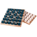 Large Capacity 36 Pairs Jewelry Store Exhibition Earrings Accessory Display Tray Organizer Stand
