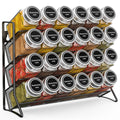 Spice Rack Organizer Wall Mounted Pantry on Cupboard  Door Countertop
