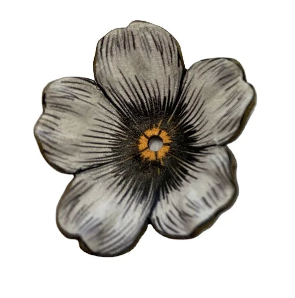 Classical Style Fake Flower Decoration Customizable Colors Novelty Artificial Flower Head Simulation Leather Flowers