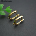 Fashion Style Anti Fading 18K Gold Silver Color Lever Back Earring Clasps Earring for Women Jewelry Making