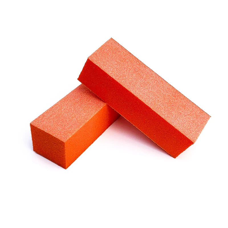 Fast Shipping Disposable Shiny 100/180 3 Way Nail Buffer Block 500Pcs/Case for Salon