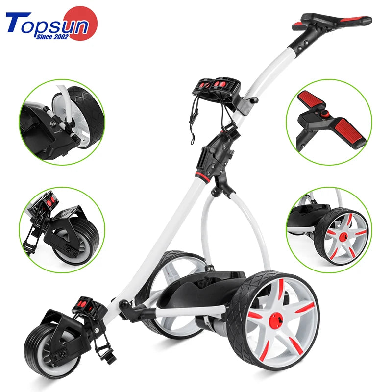 Electric Golf Trolley Wholesale China Golf Electric Cart Golf Remote Control Trolley