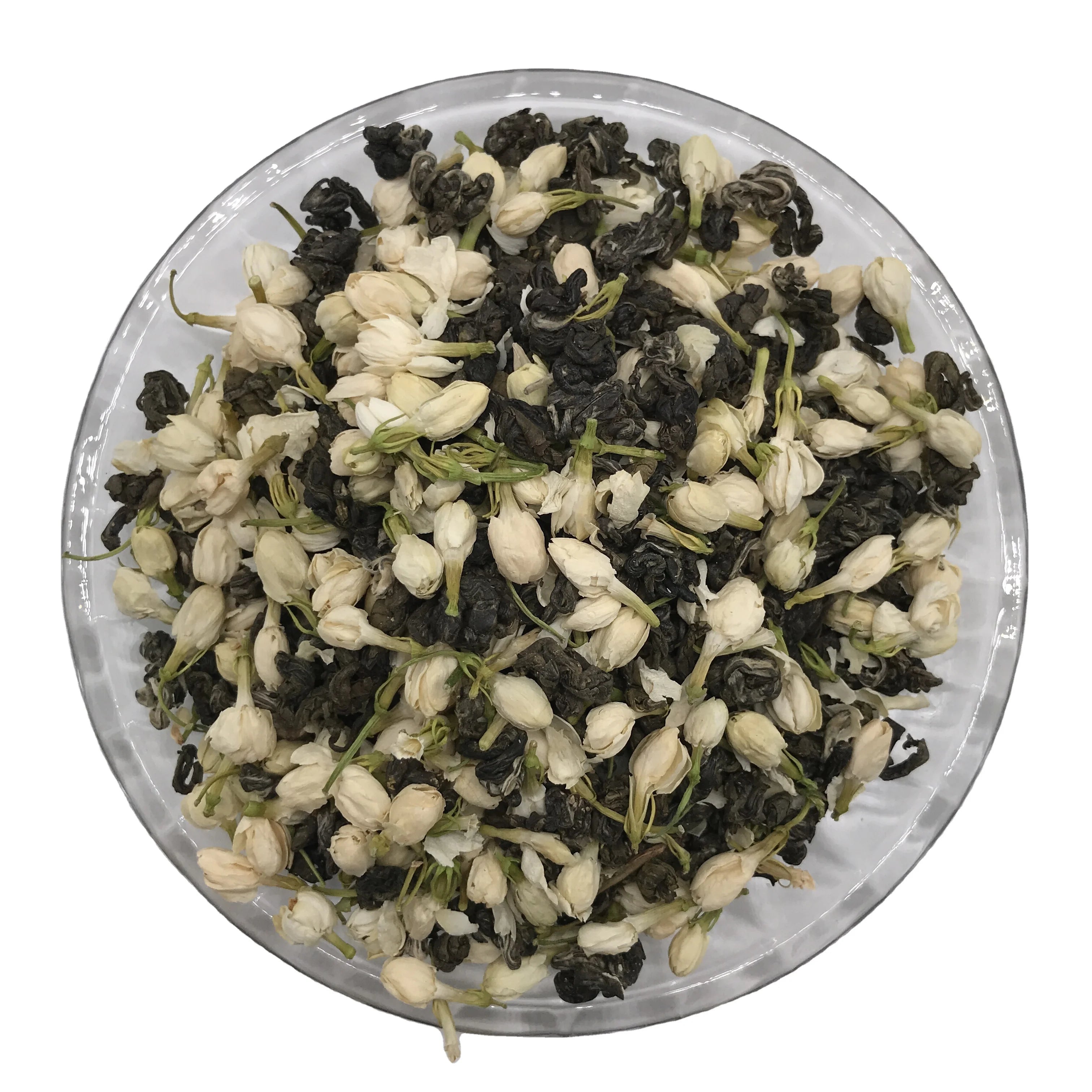 T233-2 Chinese Bulk Herb Jasmine Bud Green Tea  Fresh Taste Flavored Jasmine Tea