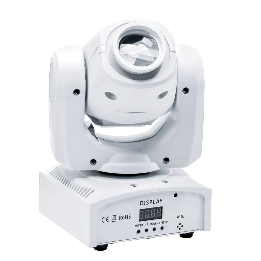 U`King 50W LED Beam Pattern White Shaking Head Stage Effect Lighting Dj Disco Stage Beaming Moving Haed Light